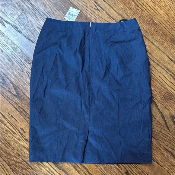 B6 Boss Hugo Boss Women’s 6 Dark Blue Pencil Skirt - Picture 5 of 6